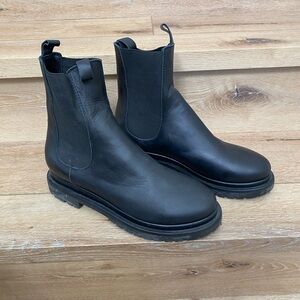 The Bali Tailor Black Leather Chelsea Ankle Boots